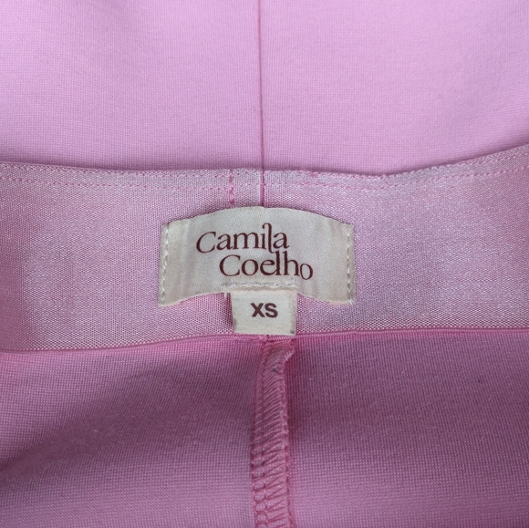 Camila Coelho Belle Maxi Skirt in Baby Pink | Revolve | Size XS - Picture 6 of 6